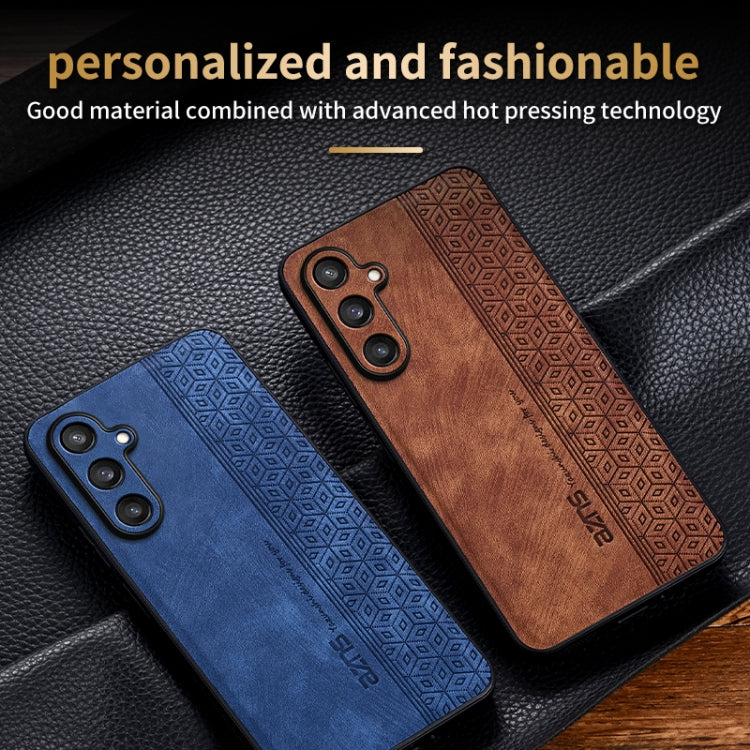 For Samsung Galaxy S24+ 5G AZNS 3D Embossed Skin Feel Phone Case(Brown) - Galaxy S24+ 5G Cases by AZNS | Online Shopping UK | buy2fix