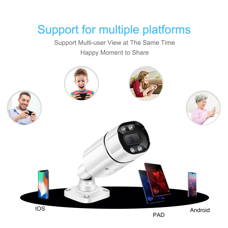 Q39 Motion Tracking Night Vision Smart Camera Supports Voice Intercom, Plug Type:US Plug(White) - Wireless Camera by buy2fix | Online Shopping UK | buy2fix