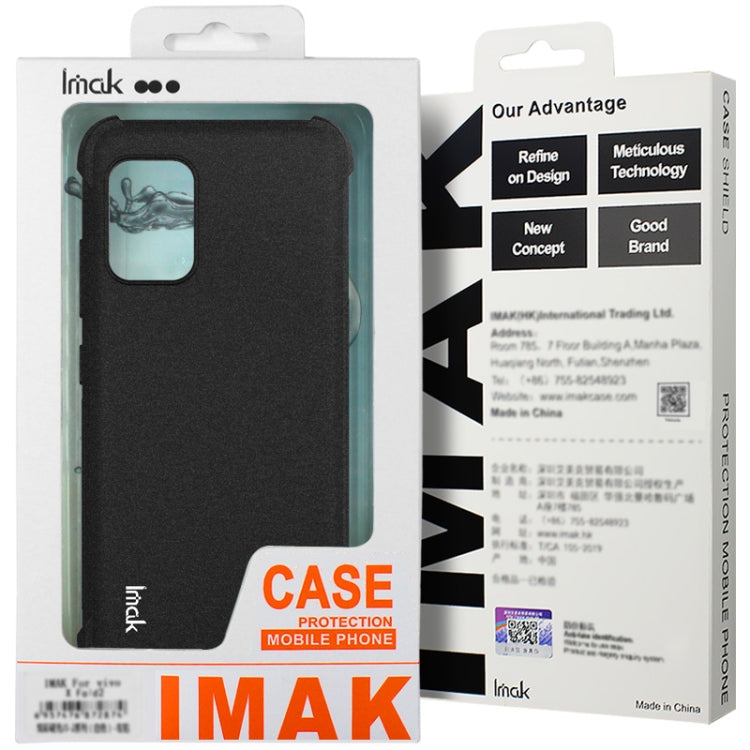 For Xiaomi 14 Ultra 5G imak Shockproof Airbag TPU Phone Case(Matte Black) - 14 Ultra Cases by imak | Online Shopping UK | buy2fix