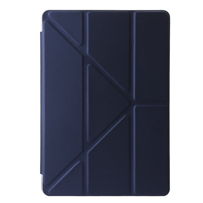 For Lenovo Tab M11 /Xiaoxin Pad 11 2024 Clear Acrylic Deformation Leather Tablet Case(Dark Blue) - Lenovo by buy2fix | Online Shopping UK | buy2fix