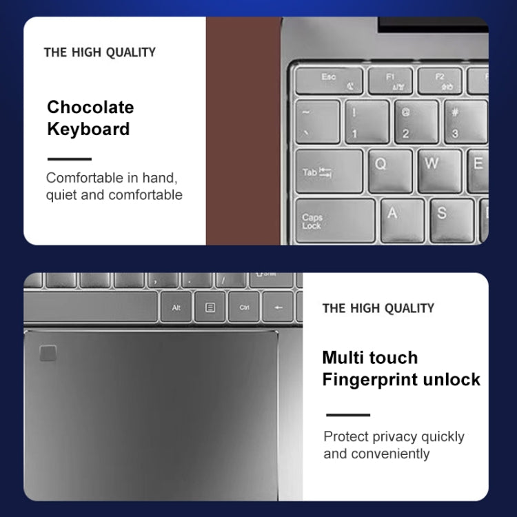 V8 15.6 inch Ultrathin Laptop, 16GB+512GB, Windows 10 Intel Jasper Lake N5095 Quad Core(Rose Gold) - Others by buy2fix | Online Shopping UK | buy2fix