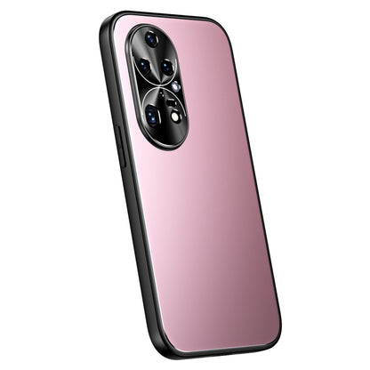 For Huawei P50 Pro R-JUST RJ-61 Electroplating Frosted TPU + PC Phone Case(Pink) - Huawei Cases by R-JUST | Online Shopping UK | buy2fix