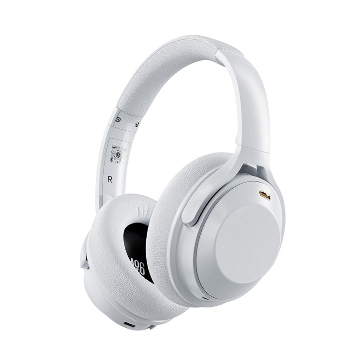 A06 Wireless ANC Noise Canceling Headset Over Ear Bluetooth Headphone(White) - Headset & Headphone by buy2fix | Online Shopping UK | buy2fix