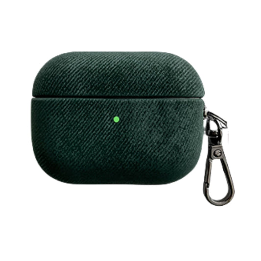 For AirPods Pro 2 Suede Earphone Protective Case(Green) - For AirPods Pro 2 by buy2fix | Online Shopping UK | buy2fix