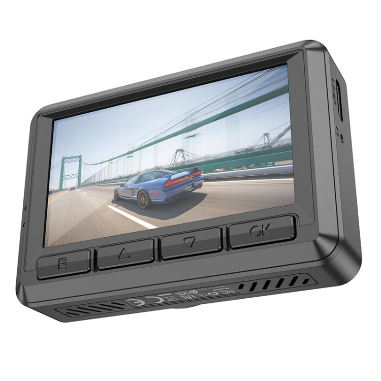 hoco DV2 Driving Recorder with 2.45 inch Screen Display(Black) - Car DVRs by hoco | Online Shopping UK | buy2fix