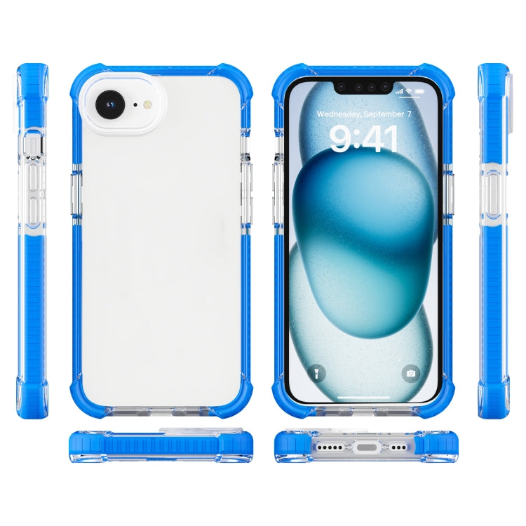 For iPhone SE 2024 Acrylic Full Coverage Shockproof Phone Case(Blue) - More iPhone Cases by buy2fix | Online Shopping UK | buy2fix