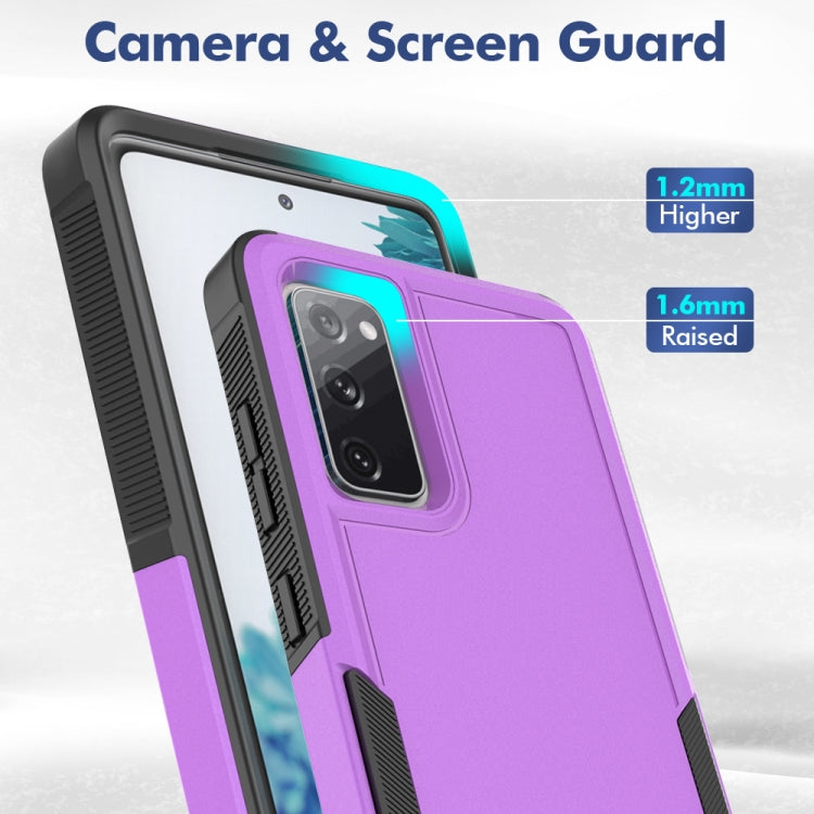 For Samsung Galaxy S20 FE 2 in 1 PC + TPU Phone Case(Purple) - Galaxy S20 FE Cases by buy2fix | Online Shopping UK | buy2fix