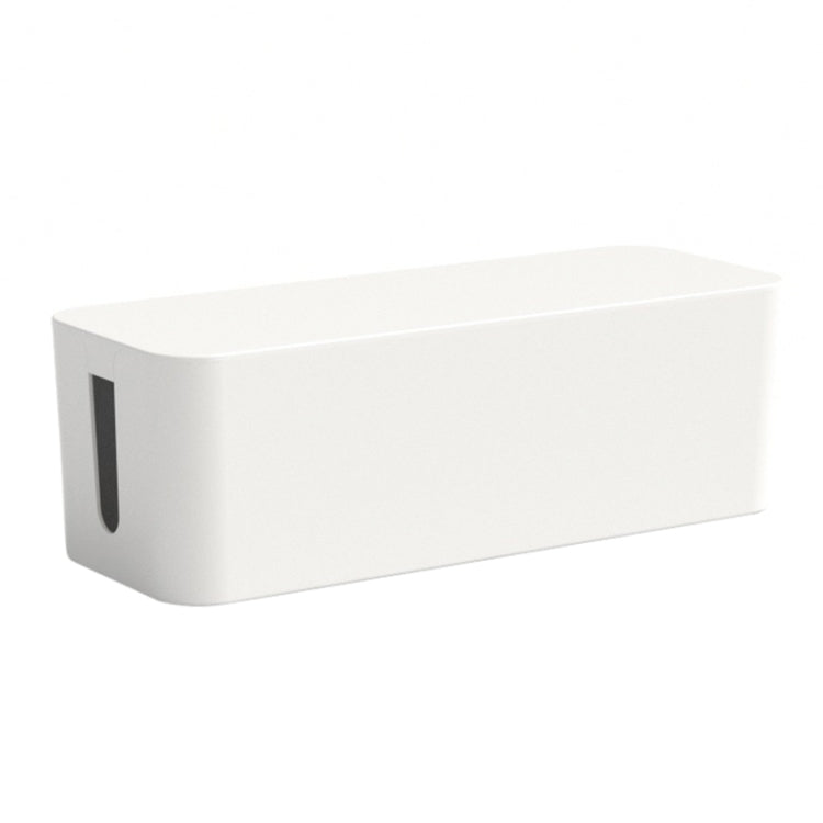 Wire Organizer Storage Box Power Strip Socket Junction Box, Size:Medium(White) - Storage Boxes by buy2fix | Online Shopping UK | buy2fix