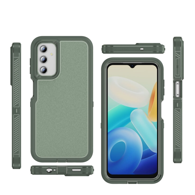 For Samsung Galaxy S23 FE 5G Guard Life Waterproof Frosted Phone Case(Green) - Galaxy S23 FE 5G Cases by buy2fix | Online Shopping UK | buy2fix