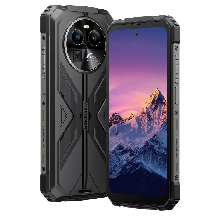 Blackview BV8100 Rugged Phone, 8GB+256GB, 6.5 inch Android 14 MediaTek Helio G99 Octa Core up to 2.2GHz, Network: 4G, NFC, OTG(Black) - Blackview by Blackview | Online Shopping UK | buy2fix