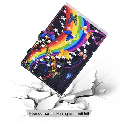 For Lenovo Tab M11 / Xiaoxin Pad 11 2024 Colored Drawing Sewing Pen Slot Leather Tablet Case(Music Butterfly) - Lenovo by buy2fix | Online Shopping UK | buy2fix