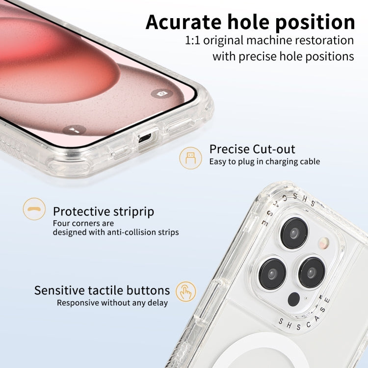 For iPhone 15 Pro Dreamland MagSafe Magnetic 3 in 1 TPU + PC Phone Case(Transparent) - iPhone 15 Pro Cases by buy2fix | Online Shopping UK | buy2fix