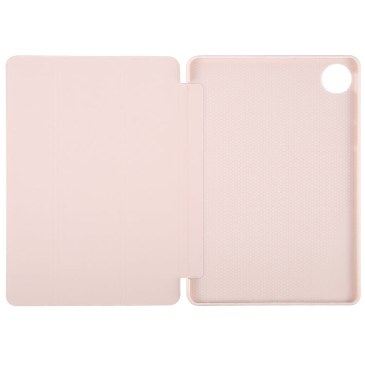 For Huawei MatePad Pro 11 2022/2024 Tri-fold Silicone Leather Tablet Case(Pink) - Huawei by buy2fix | Online Shopping UK | buy2fix