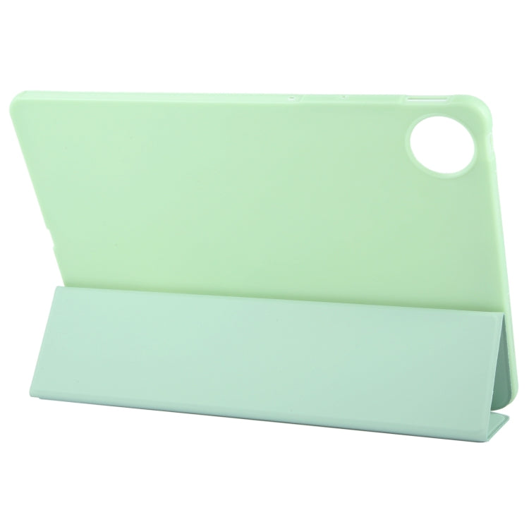 For Huawei MatePad Pro 11 2022/2024 Tri-fold Silicone Leather Tablet Case(Green) - Huawei by buy2fix | Online Shopping UK | buy2fix