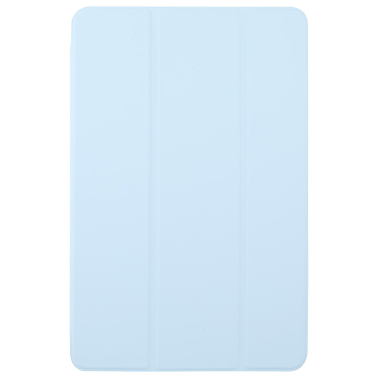 For Huawei MatePad SE 11 2024 Tri-fold Silicone Leather Tablet Case(Ice Blue) - Huawei by buy2fix | Online Shopping UK | buy2fix