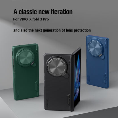 For vivo X Fold3 Pro NILLKIN Super Frosted Shield Prop PC + TPU Phone Case(Green) - vivo Cases by NILLKIN | Online Shopping UK | buy2fix