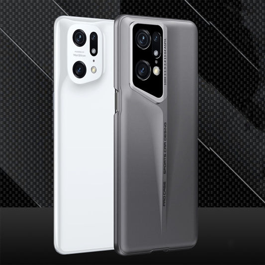 For OPPO Find X5 Pro GKK Blade Ultra-thin Full Coverage Phone Case(Grey) - OPPO Cases by GKK | Online Shopping UK | buy2fix