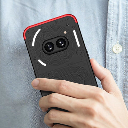 For Nothing Phone 2a GKK Three Stage Splicing Full Coverage PC Phone Case(Black Red) - More Brand by GKK | Online Shopping UK | buy2fix