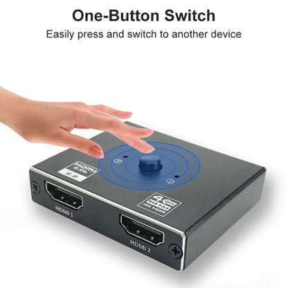OZ 4K 60Hz 2 in 1 Out Two Ways HDMI Switcher - Switch by buy2fix | Online Shopping UK | buy2fix