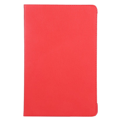 For iPad Pro 13 2024 360 Degree Rotation Litchi Texture Leather Tablet Case with Holder(Red) - iPad Pro 13 2024 Cases by buy2fix | Online Shopping UK | buy2fix