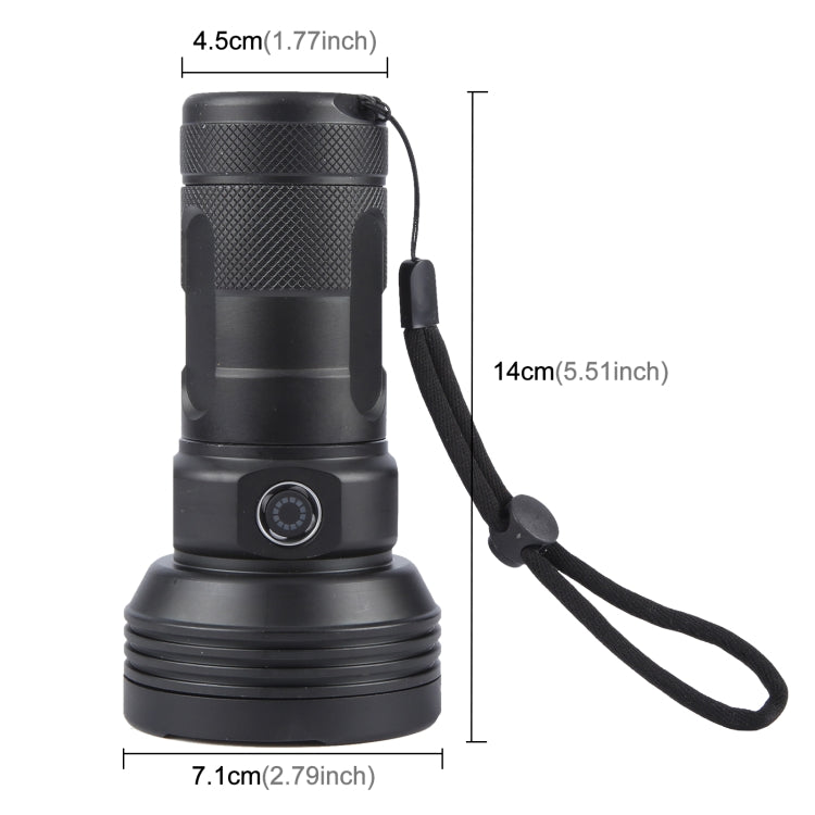 W5202-1 31 LEDs 5500LM High Brightness Rechargeable Flashlight(Black) - LED Flashlight by buy2fix | Online Shopping UK | buy2fix