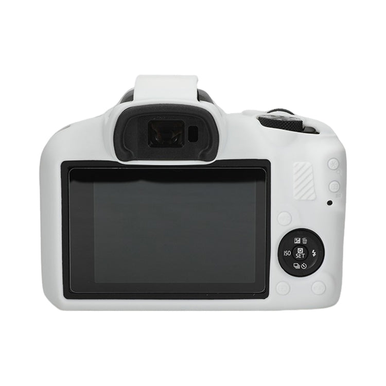 For Canon EOS R100 Glossy Soft Silicone Protective Case(White) - Protective Case by buy2fix | Online Shopping UK | buy2fix