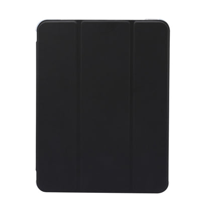 For iPad Air 11 2024 3-folding Electric Pressed Skin Texture Leather Tablet Case(Black) - iPad Air 11 2024 Cases by buy2fix | Online Shopping UK | buy2fix