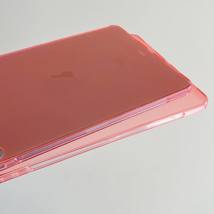 For iPad Pro 11 2024 Skin-feeling Crystal Clear Acrylic Tablet Case(Pink) - iPad Pro 11 2024 Cases by buy2fix | Online Shopping UK | buy2fix