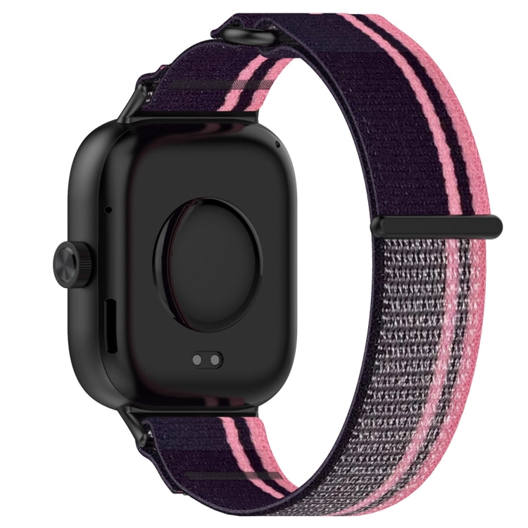 For Xiaomi Band 8 Pro / Redmi Watch 4 Loop Nylon Watch Band(Pink Purple) - Watch Bands by buy2fix | Online Shopping UK | buy2fix