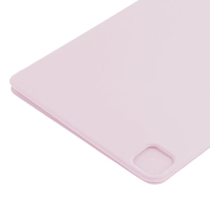 For iPad Pro 11 2024 Double-sided Clip Non-buckle Magnetic PU Smart Tablet Case(Pink) - iPad Pro 11 2024 Cases by buy2fix | Online Shopping UK | buy2fix