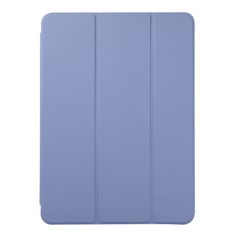 For iPad Pro 11 2024 Double-sided Clip Non-buckle Magnetic PU Smart Tablet Case(Purple) - iPad Pro 11 2024 Cases by buy2fix | Online Shopping UK | buy2fix