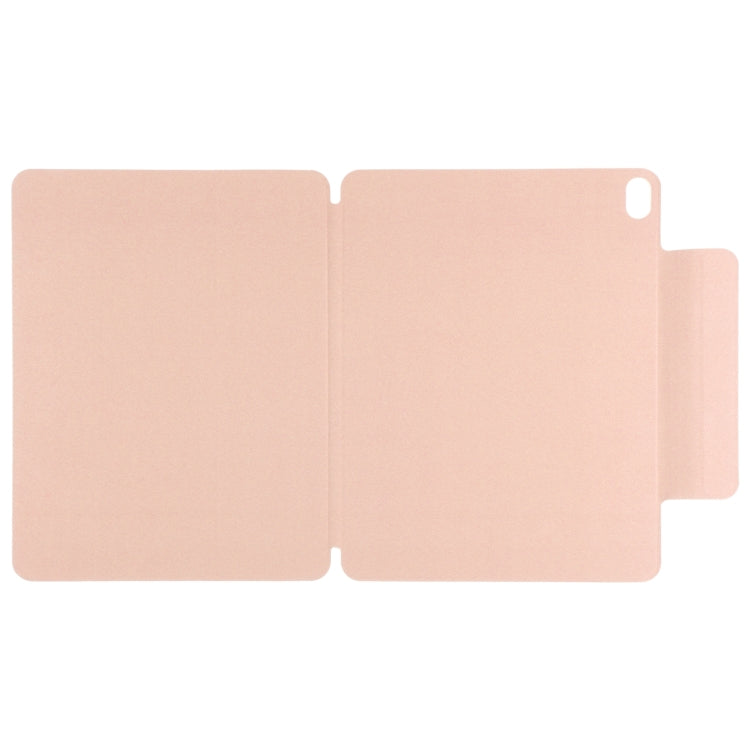 For iPad Air 11 2025 / 2024 Double-sided Clip Fixed Buckle Magnetic PU Leather Smart Tablet Case(Gold) - iPad Air 11 2025 / 2024 Cases by buy2fix | Online Shopping UK | buy2fix