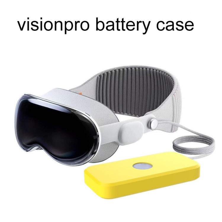 For Apple Vision Pro Accessories Power Silicone Protective Case(Black) - VR Accessories by buy2fix | Online Shopping UK | buy2fix