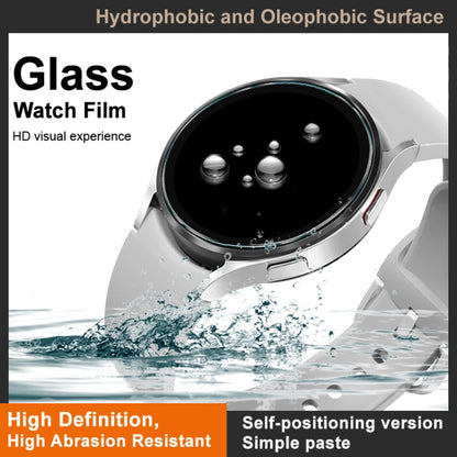 For Samsung Galaxy Watch5 40mm IMAK Tempered Glass Watch Protective Film Self-contained Positioning Version - Screen Protector by imak | Online Shopping UK | buy2fix