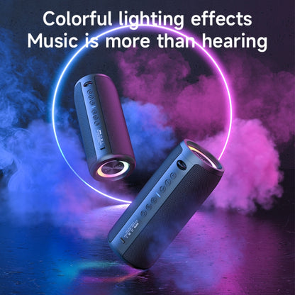 Zealot S51 Pro Shocking Bass Bluetooth Speaker with Colorful Light(Blue) - Desktop Speaker by ZEALOT | Online Shopping UK | buy2fix