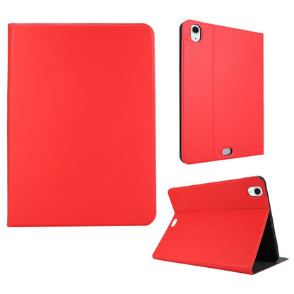 For iPad Air 13 2024 Stretch Voltage Plain Leather Smart Tablet Case(Red) - iPad Air 13 2024 Cases by buy2fix | Online Shopping UK | buy2fix