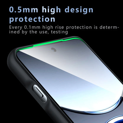 For OPPO Find X8 Pro Armor Precise Hole PC Hybrid TPU Phone Case(Frosted Black) - Find X8 Pro Cases by buy2fix | Online Shopping UK | buy2fix