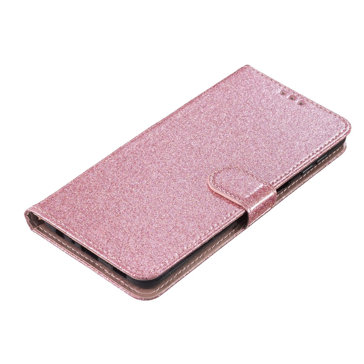 For iPhone 16 Pro Max Glitter Powder Flip Leather Phone Case(Rose Gold) - iPhone 16 Pro Max Cases by buy2fix | Online Shopping UK | buy2fix