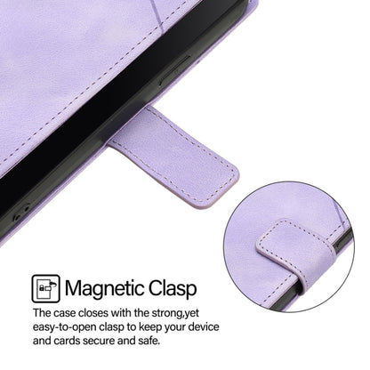 For Blackview Wave 6C Skin Feel Embossed Leather Phone Case(Light Purple) - More Brand by buy2fix | Online Shopping UK | buy2fix