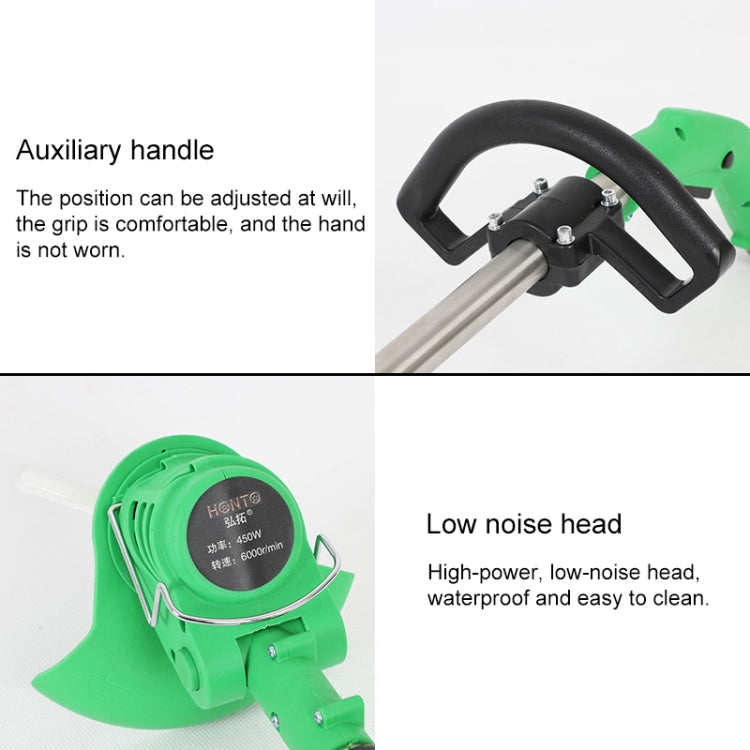 21V Portable Rechargeable Electric Lawn Mower Weeder, Plug Type:US Plug(Green) - Lawn Mower, Saws & Accessories by buy2fix | Online Shopping UK | buy2fix