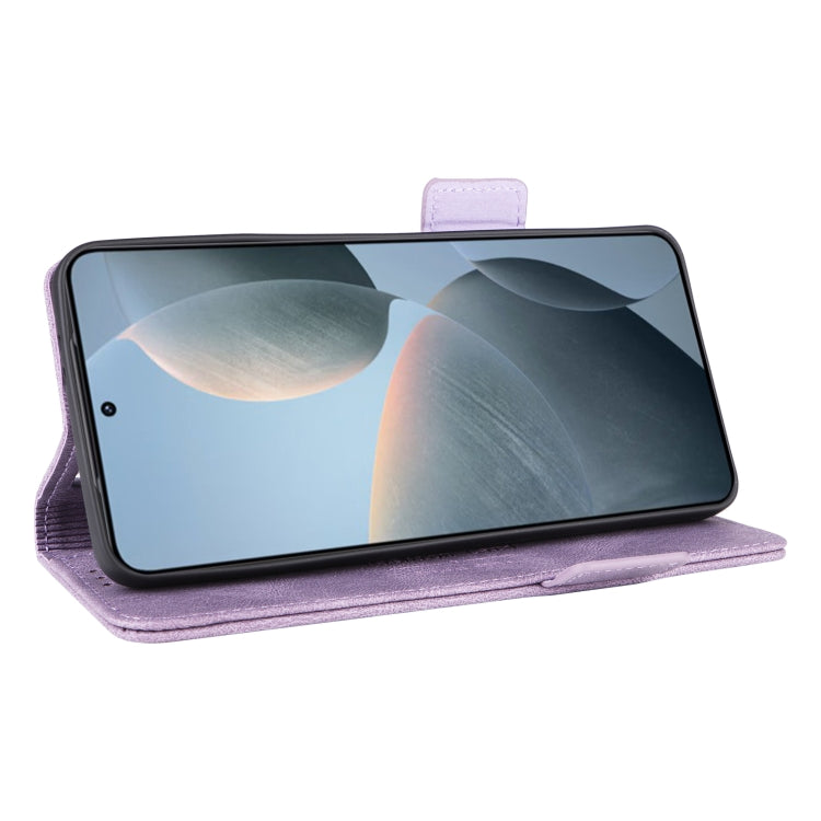 For Redmi K70 / K70 Pro Magnetic Clasp Leather Phone Case(Purple) - Xiaomi Cases by buy2fix | Online Shopping UK | buy2fix