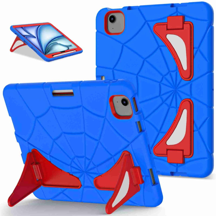 For iPad Air 11 2024 Silicone + PC Shockproof Protective Tablet Case(Blue Red) - iPad Air 11 2024 Cases by buy2fix | Online Shopping UK | buy2fix