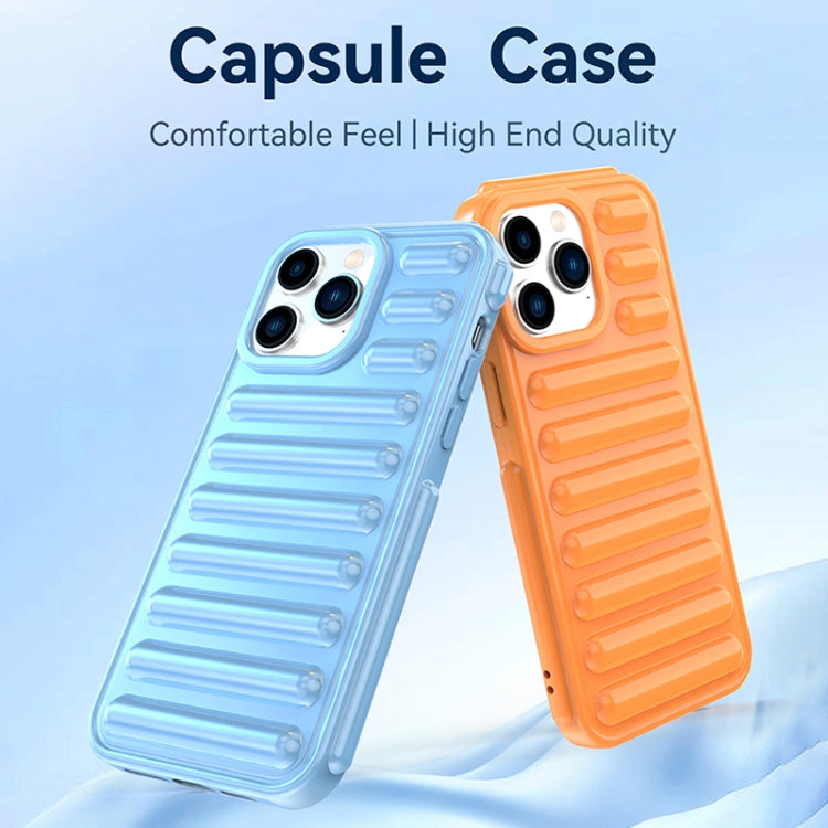 For iPhone 16 Pro Max Capsule Series Candy Color TPU Phone Case(Blue) - iPhone 16 Pro Max Cases by buy2fix | Online Shopping UK | buy2fix