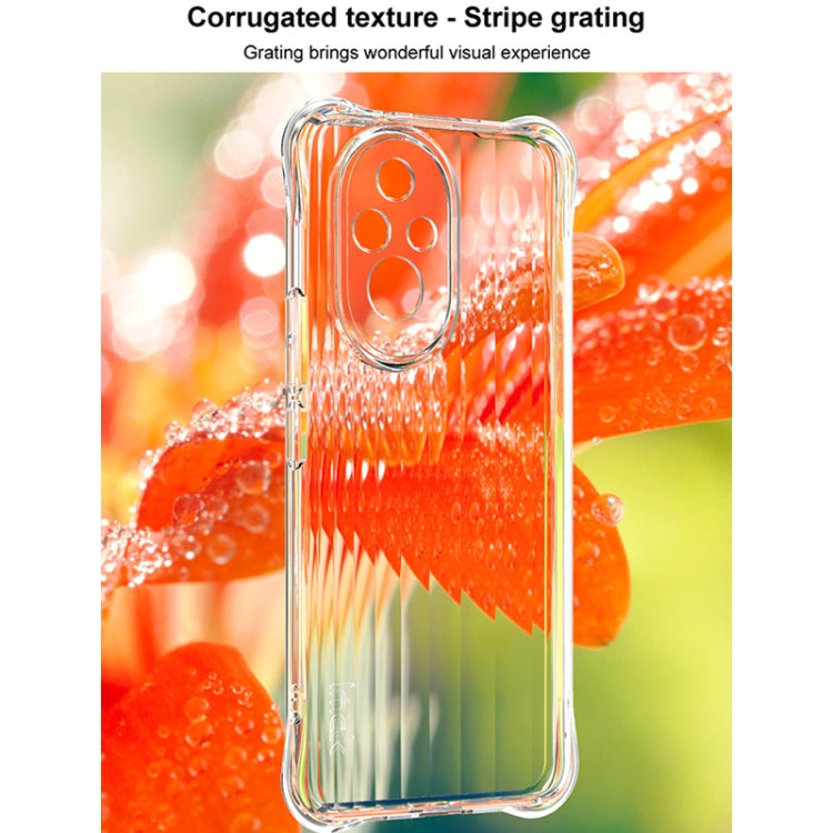 For Honor 200 IMAK Corrugated Texture Airbag TPU Phone Case(Transparent) - Honor Cases by imak | Online Shopping UK | buy2fix