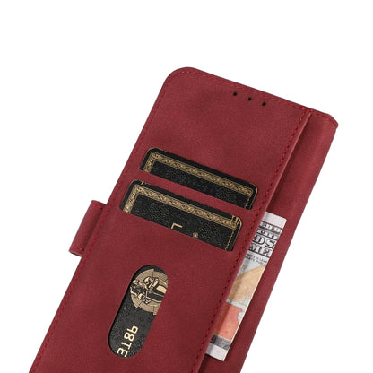 For Samsung Galaxy S25 Ultra 5G KHAZNEH Matte Texture Leather Phone Case(Red) - Galaxy S25 Ultra 5G Cases by buy2fix | Online Shopping UK | buy2fix