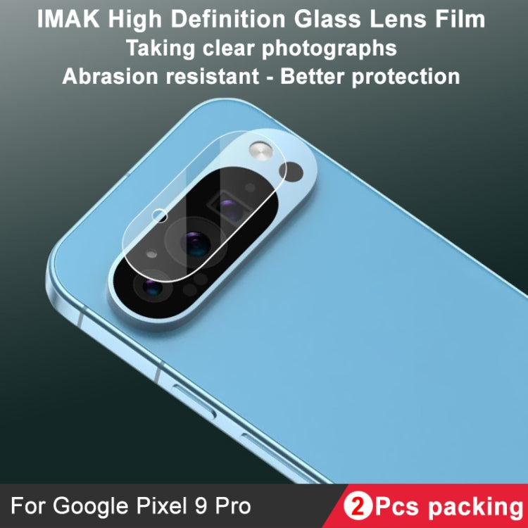 For Google Pixel 9 Pro 2pcs/Set imak HD Glass Lens Film, Scaled Down Version - Other by imak | Online Shopping UK | buy2fix