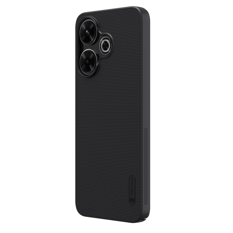 For Xiaomi Poco M6 4G NILLKIN Frosted PC Phone Case(Black) - Xiaomi Cases by NILLKIN | Online Shopping UK | buy2fix