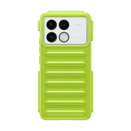 For Redmi K70 Capsule Series Candy Color TPU Phone Case(Green) - K70 Cases by buy2fix | Online Shopping UK | buy2fix