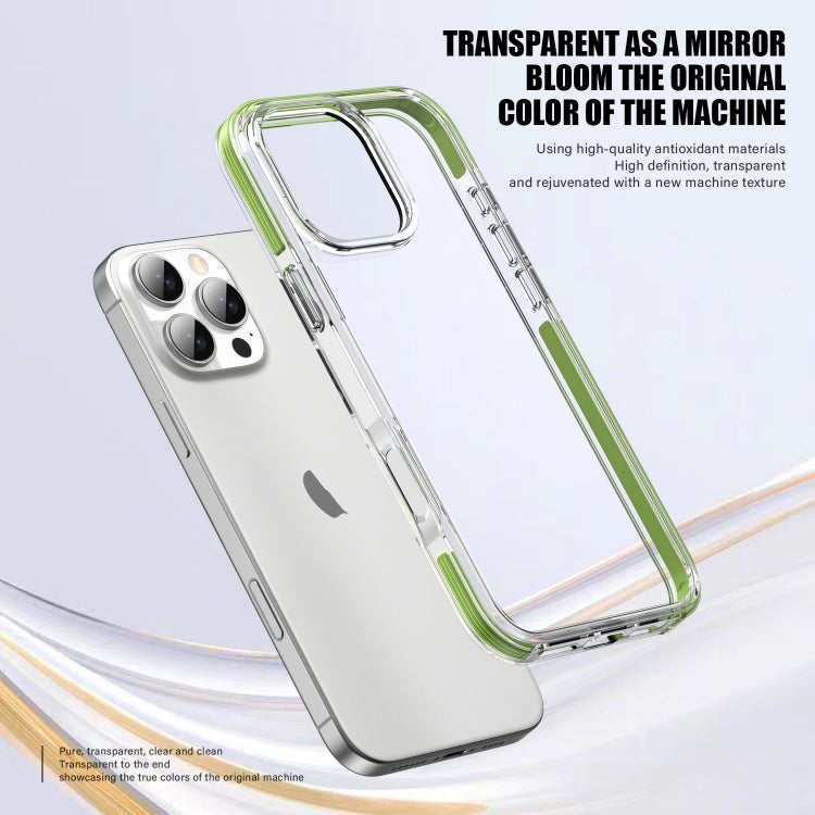 For iPhone 16 Pro TPE Airbag TPU+ PC Full Coverage Phone Case(Transparent) - iPhone 16 Pro Cases by buy2fix | Online Shopping UK | buy2fix