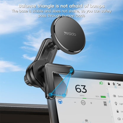 Yesido C213 Car Floating Screen Clip-on MagSafe Magnetic Phone Holder(Black) - Universal Car Holders by Yesido | Online Shopping UK | buy2fix